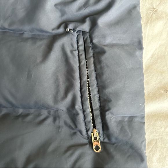 Zara Hooded Long Puffer Vest - Picture 3 of 7